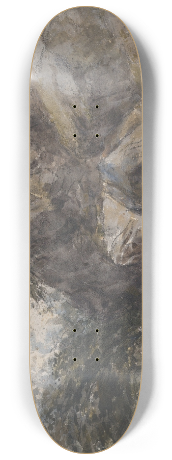 David Cox - Driving Sheep in a Rocky Landscape 8.25 inch art skate deck