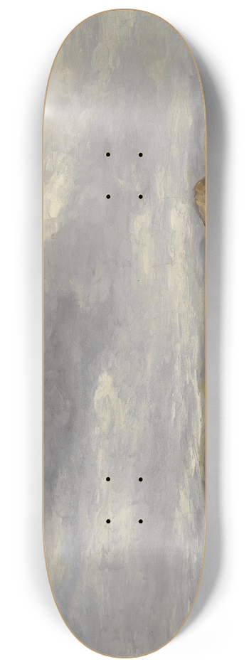 David Cox - Travellers in a landscape 8.25 inch art skate deck