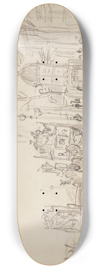 Frdric Houbron - Omnibus sur un boulevard 8.25 inch art skate deck
