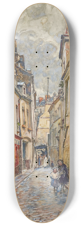 Frdric Houbron - Rue Chanoinesse, en 1905. 4me arrondissement 8.25 inch art skate deck