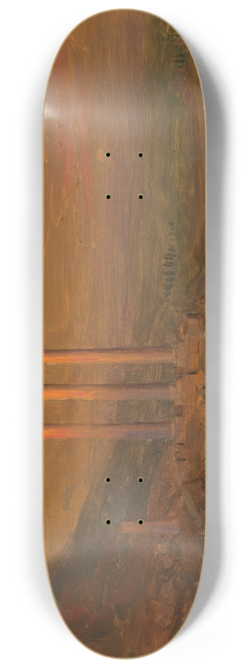 Frederic Edwin Church - Classical Ruins, Syria 8.25 inch art skate deck