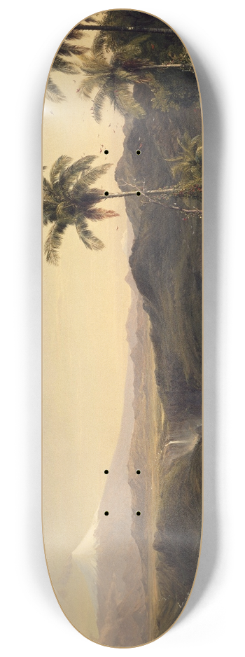 Frederic Edwin Church - Cotopaxi 8.25 inch art skate deck