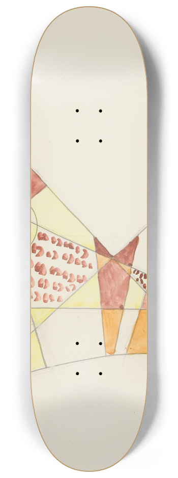 David Kakabadz - Abstraction Based on Sails, III 8.25 inch art skate deck