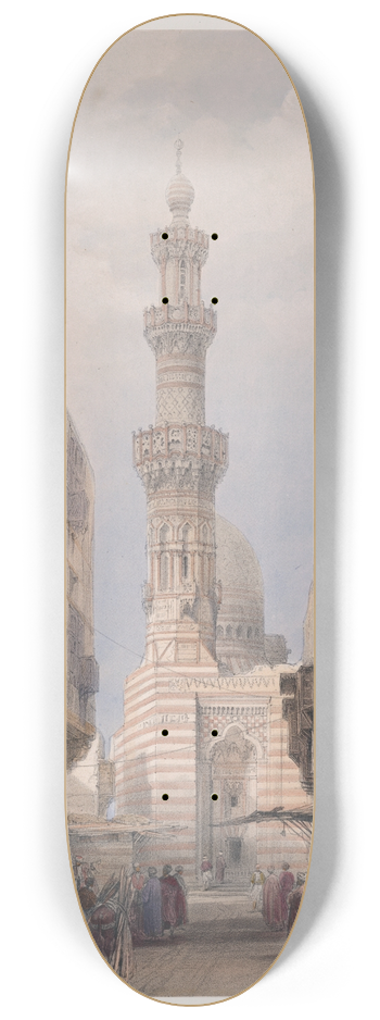 David Roberts - Bullack, Cairo. 8.25 inch art skate deck