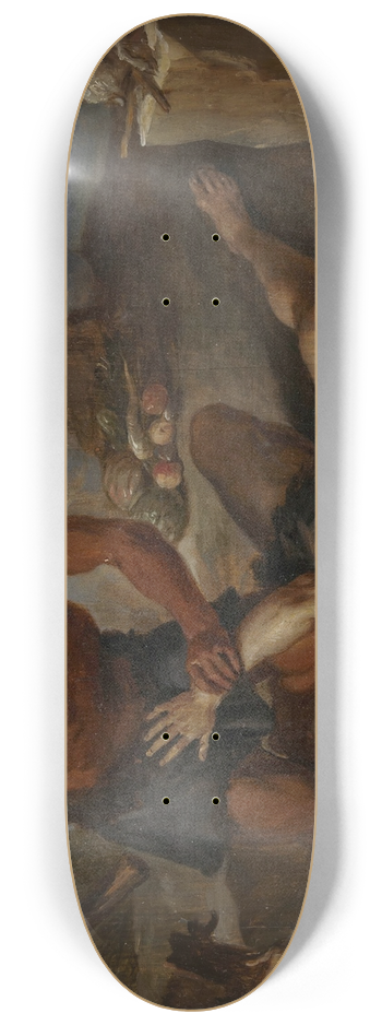 David Teniers The Younger - Cain Killing Abel 8.25 inch art skate deck