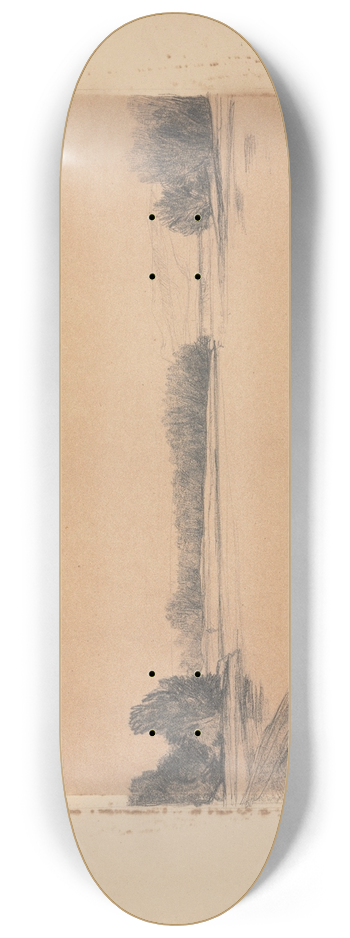 David Young Cameron - A Scottish River 8.25 inch art skate deck