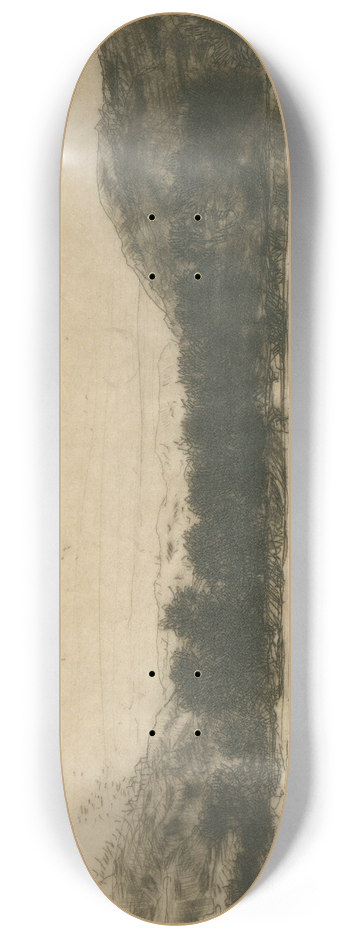 David Young Cameron - Sketch on the Tay 8.25 inch art skate deck