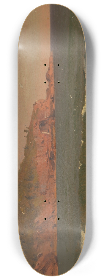 Frederic Edwin Church - Maine Coast 8.25 inch art skate deck