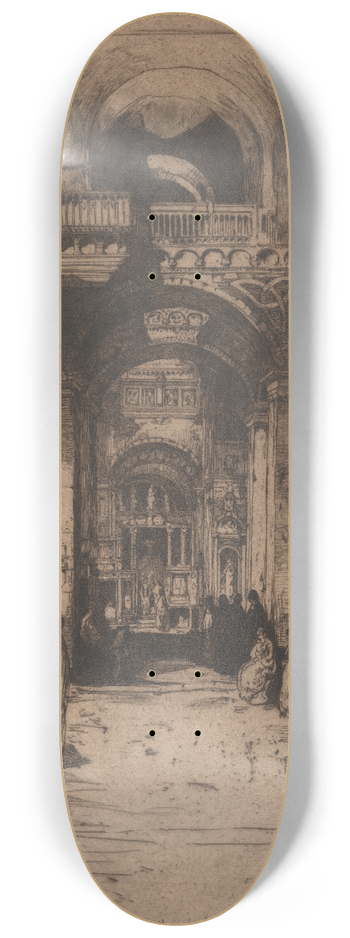David Young Cameron - St. Marks Place, Venice 8.25 inch art skate deck