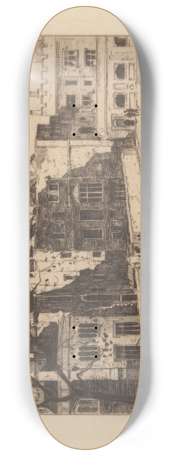David Young Cameron - Upper Green, Charterhouse 8.25 inch art skate deck