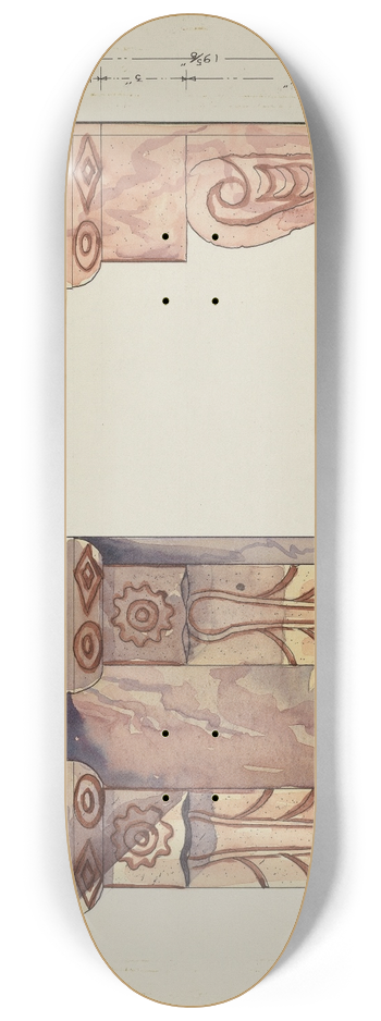 Dayton Brown - Wall Bracket (Ecclesiastical) 8.25 inch art skate deck
