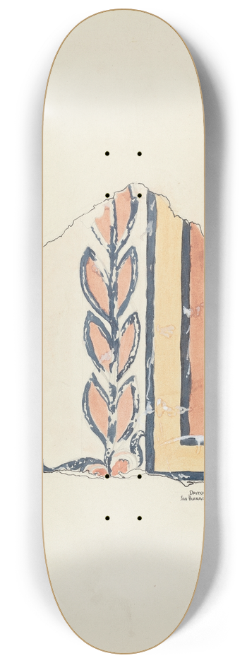 Dayton Brown - Wall Painting 8.25 inch art skate deck