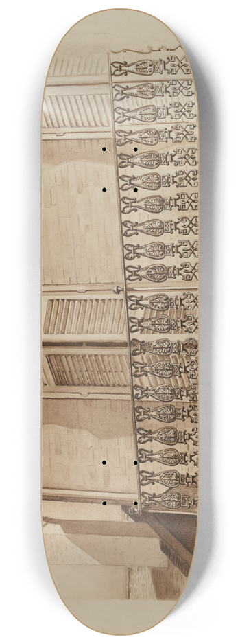 Al Curry - Cast Iron Balcony Rail 8.25 inch art skate deck