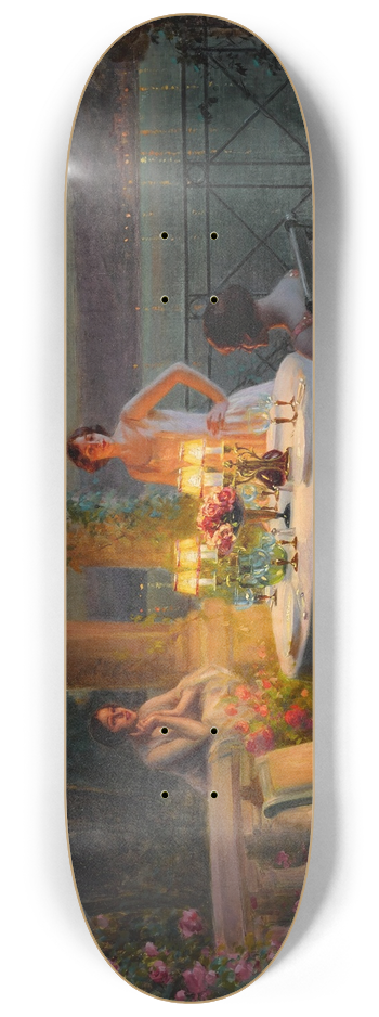 Delphin Enjolras - A candlelit dinner 8.25 inch art skate deck