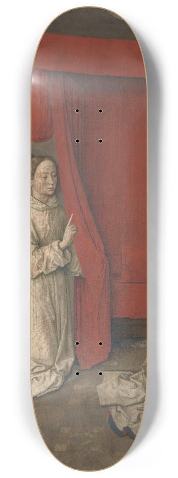 Dieric Bouts - The Annunciation 8.25 inch art skate deck