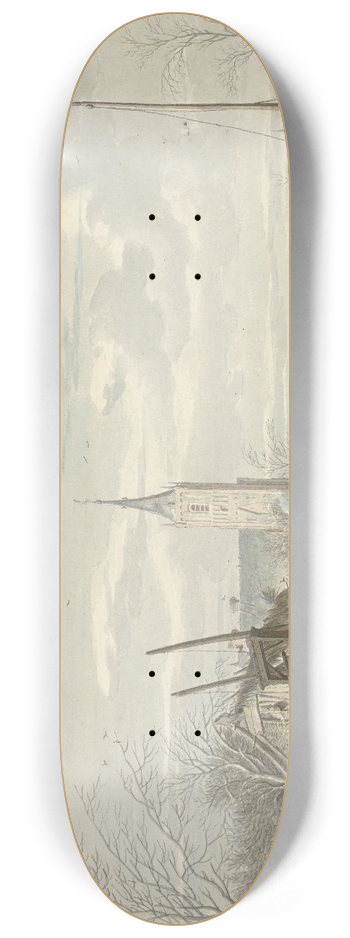 Dirk Jan van der Laan - Winterlandschap 8.25 inch art skate deck