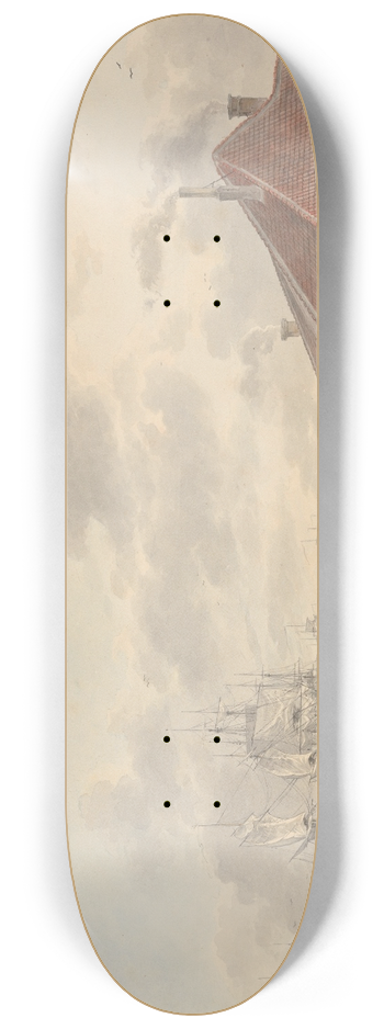 Dirk Langendijk - British Troops Disembarking 8.25 inch art skate deck