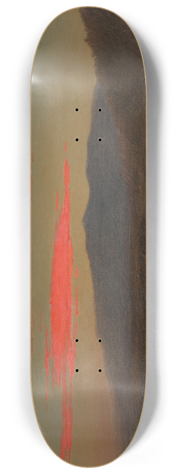 Frederic Edwin Church - Sunset, Hudson, New York 8.25 inch art skate deck