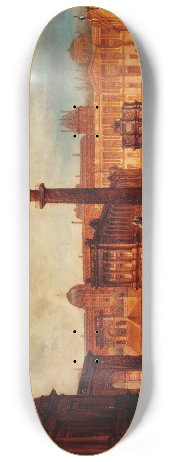 Domenico Ferri - Vue composite des monuments parisiens 8.25 inch art skate deck