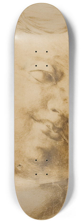Domenico Peruzzini - Head of a Child 8.25 inch art skate deck