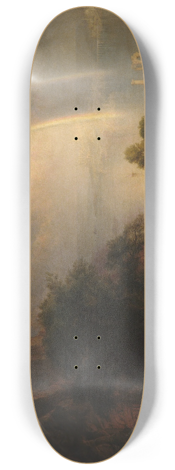 Frederic Edwin Church - The Aegean Sea 8.25 inch art skate deck