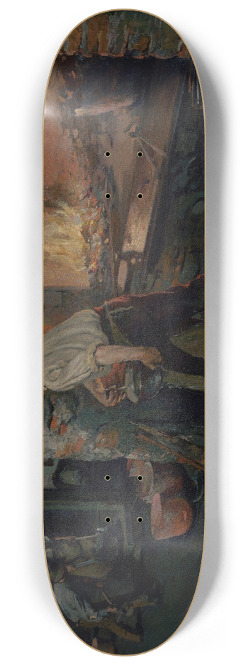 Dominik Skuteck - Before the End of Work 8.25 inch art skate deck
