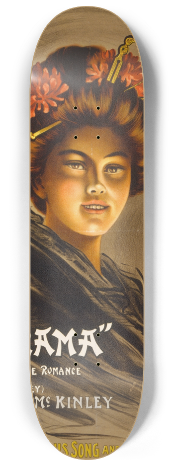 Donaldson Lith. Co - Karama 8.25 inch art skate deck