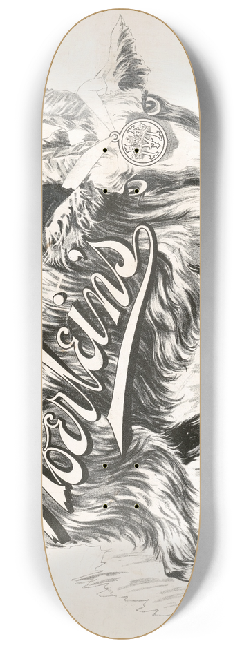 Donaldson Lith. Co - Moerleins 8.25 inch art skate deck