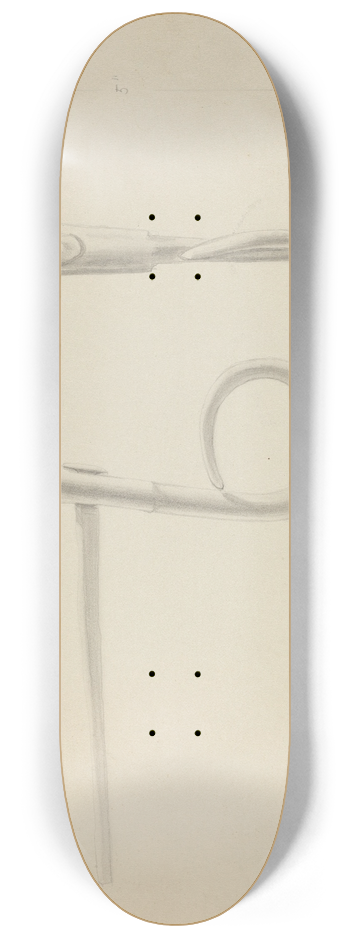 Donald Streeter - Shutter Dog 8.25 inch art skate deck
