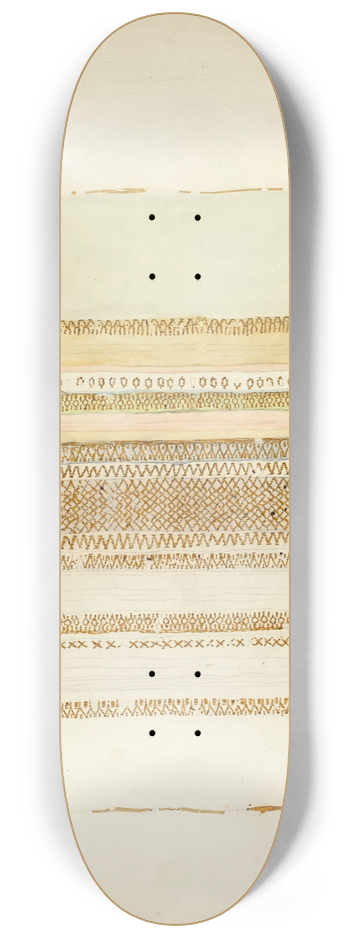 Dorothea Bates - Textile Detail 8.25 inch art skate deck