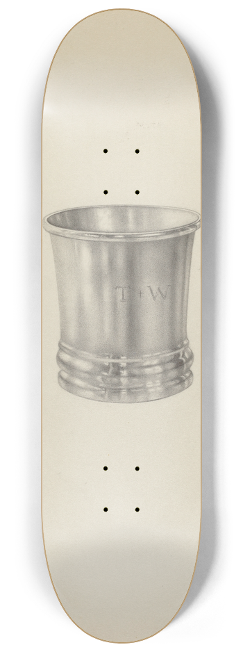 Dorothy Dwin - Silver Beaker 8.25 inch art skate deck