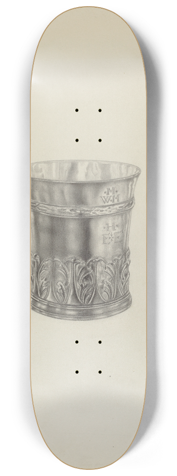 Dorothy Dwin - Silver Beaker 8.25 inch art skate deck