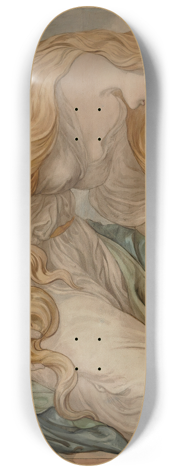 Frederic James Shields - Mary Magdalene 8.25 inch art skate deck