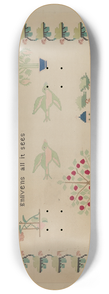 Dorothy Posten - Sampler 8.25 inch art skate deck