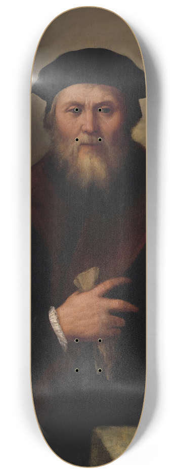 Dosso Dossi - Portrait of a gentleman 8.25 inch art skate deck