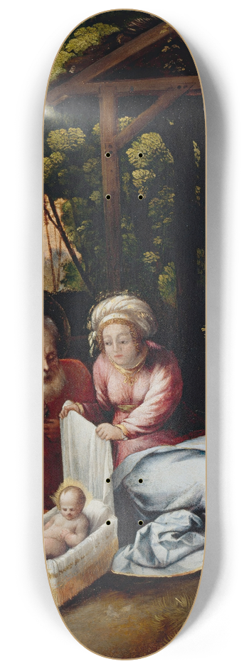 Dosso Dossi - The Holy Family 8.25 inch art skate deck