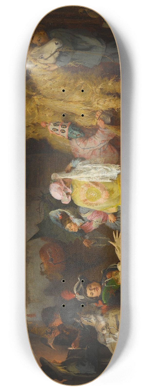 Frederick Arthur Bridgman - Carneval en Bretagne 8.25 inch art skate deck