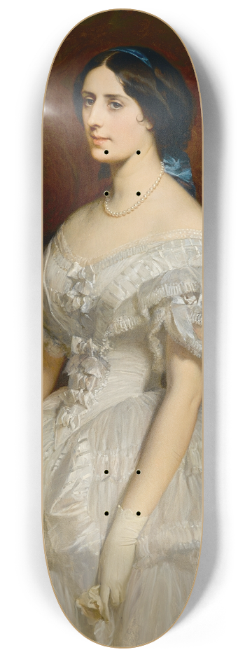 douard-Louis Dubufe - Before the ball 8.25 inch art skate deck