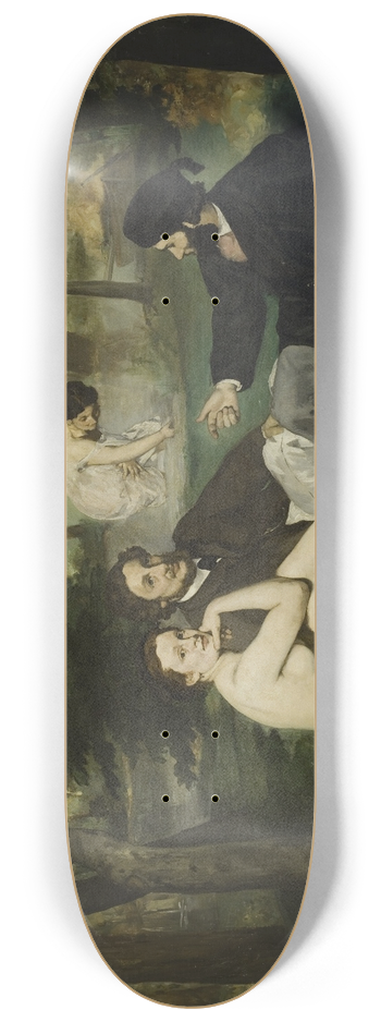 douard Manet - Luncheon On The Grass 8.25 inch art skate deck
