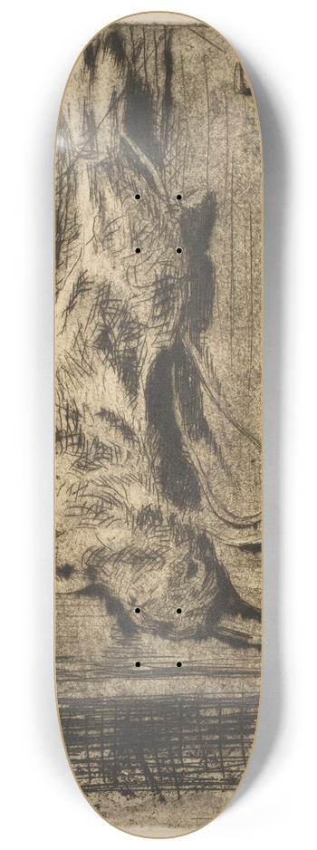 douard Manet - The Rabbit 8.25 inch art skate deck