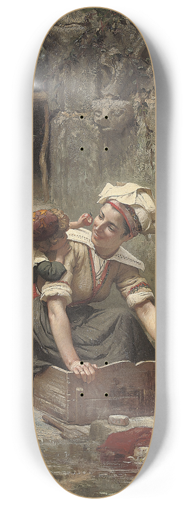 Frederick Arthur Bridgman - Mothers little helper 8.25 inch art skate deck