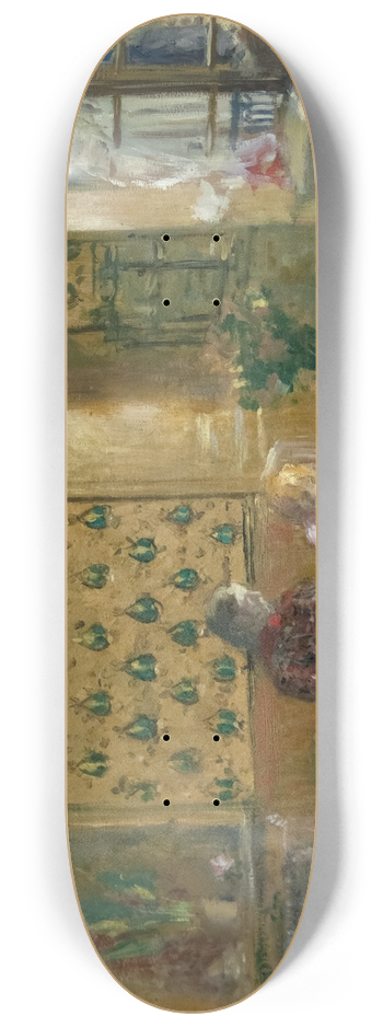 douard Vuillard - By the Worktable 8.25 inch art skate deck