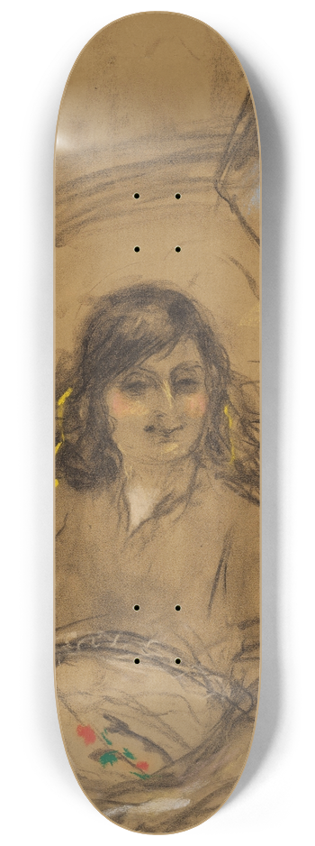 douard Vuillard - Etude pour Le portrait de la Comtesse Anna de Noailles 8.25 inch art skate deck