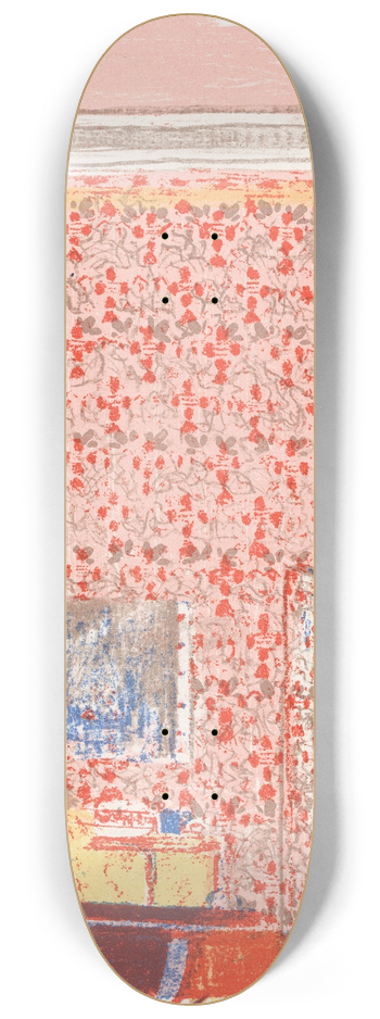 douard Vuillard - Interieur aux tentures roses I 8.25 inch art skate deck