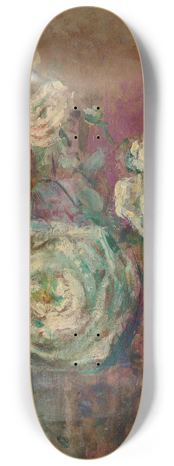 douard Vuillard - Les roses blanches 8.25 inch art skate deck