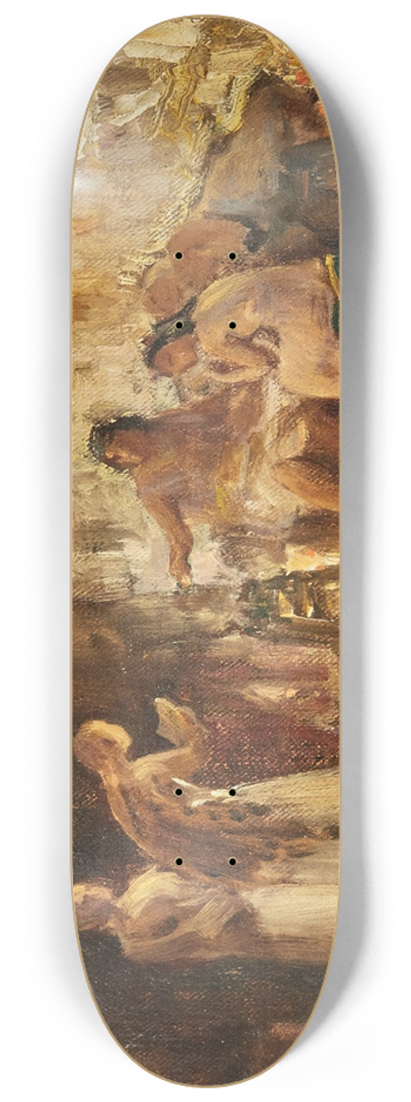 Frederick Arthur Bridgman - Study Of A Group In An Interior 8.25 inch art skate deck