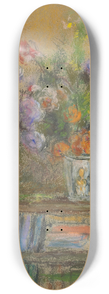 douard Vuillard - Nature morte au vase de fleurs 8.25 inch art skate deck