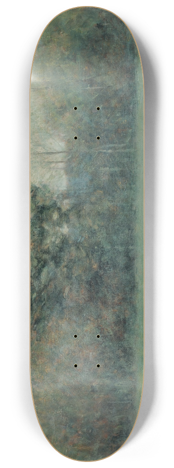 Dwight W. Tryon - Midsummer Moonrise 8.25 inch art skate deck