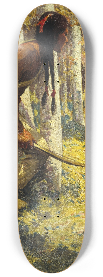 Eanger Irving Couse - Indian Hunter 8.25 inch art skate deck