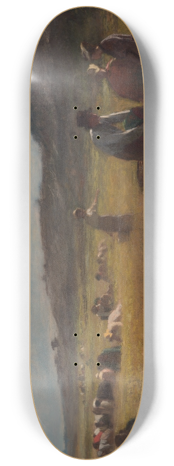 Eastman Johnson - CranberryPickers 8.25 inch art skate deck